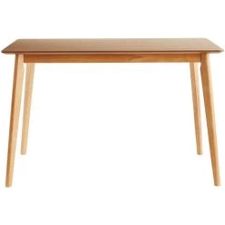 MILIBOO Table à Manger Scandinave Finition Frêne L120 Cm ELION - Frêne