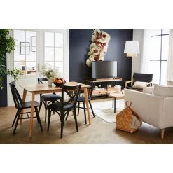 MILIBOO Table à Manger Scandinave Finition Frêne L120 Cm ELION - Frêne -France MILIBOO Soldes 2022 59617777 5