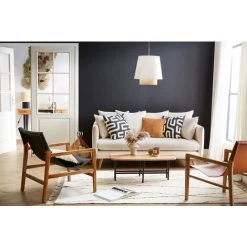 MILIBOO Table Basse Gigogne 2 Plateaux En Acacia Et Métal Noir SUZANE - Naturel -France MILIBOO Soldes 2022 59618022 5