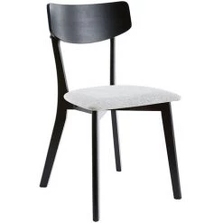 MILIBOO Chaises Vintage Gris Et Bois Noir (lot De 2) THEMA - Noir -France MILIBOO Soldes 2022 59618027 3