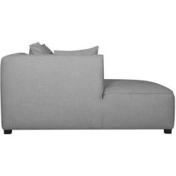 MILIBOO Méridienne Angle Gauche Tissu Gris Clair PLURIEL - Gris Clair -France MILIBOO Soldes 2022 59618142 4