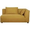 MILIBOO Module D'angle Droit Pour Canapé En Tissu Jaune Cumin PLURIEL - Jaune -France MILIBOO Soldes 2022 59726902 1
