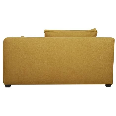 MILIBOO Module D'angle Droit Pour Canapé En Tissu Jaune Cumin PLURIEL - Jaune 6 MILIBOO Module D'angle Droit Pour Canapé En Tissu Jaune Cumin PLURIEL - Jaune – Image 4
