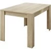 MILIBOO Table à Manger Extensible Plaquée Chêne Clair Rectangulaire L137-185 Cm KOFI - Chêne Clair Laqué -France MILIBOO Soldes 2022 59799580 1