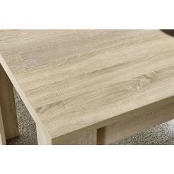 MILIBOO Table à Manger Extensible Plaquée Chêne Clair Rectangulaire L137-185 Cm KOFI - Chêne Clair Laqué -France MILIBOO Soldes 2022 59799580 3