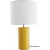 MILIBOO Lampe à Poser En Céramique émaillée Jaune Et Abat-jour écru BERRO - Jaune -France MILIBOO Soldes 2022 59929207 1