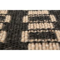 MILIBOO Tapis / Descente De Lit Avec Motif Graphique Naturel Et Noir 60 X 110 Cm DAMA - Naturel -France MILIBOO Soldes 2022 60241073 4