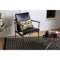 MILIBOO Tapis / Descente De Lit Avec Motif Graphique Naturel Et Noir 60 X 110 Cm DAMA - Naturel -France MILIBOO Soldes 2022 60241073 5