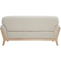 MILIBOO Canapé Scandinave 2 Places Beige Pieds Bois YOKO - Naturel -France MILIBOO Soldes 2022 60361214 4