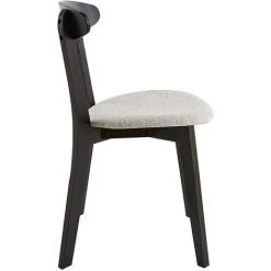 MILIBOO Chaises Bois Noir Et Tissu Gris Clair (lot De 2) APRIL - Noir 10 MILIBOO Chaises Bois Noir Et Tissu Gris Clair (lot De 2) APRIL - Noir -France MILIBOO Soldes 2022 60376256 4