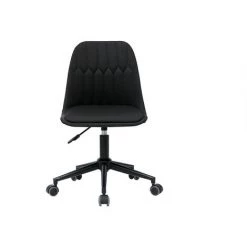 MILIBOO Chaise De Bureau Design En Tissu Gris Foncé FUSE - Gris Foncé