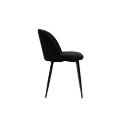 MILIBOO Chaises Design En Velours Noir Et Métal Noir (lot De 2) CELESTE - Noir Velours 10 MILIBOO Chaises Design En Velours Noir Et Métal Noir (lot De 2) CELESTE - Noir Velours -France MILIBOO Soldes 2022 60376486 4