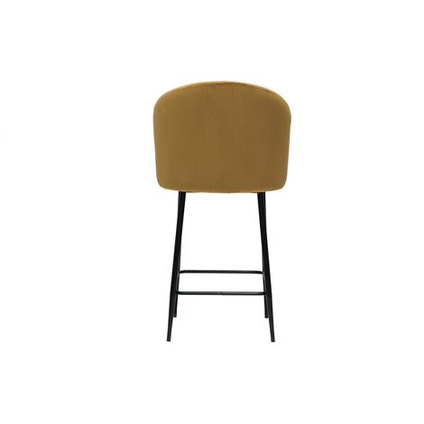 MILIBOO Tabouret De Bar Design En Velours Bronze VANITY - Bronze Velours 6 MILIBOO Tabouret De Bar Design En Velours Bronze VANITY - Bronze Velours – Image 4