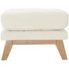 MILIBOO Pouf Repose-pieds Scandinave Déhoussable Blanc Effet Laine Bouclée OSLO - Blanc -France MILIBOO Soldes 2022 60856877 1