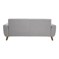 MILIBOO Canapé Scandinave 2 Places Tissu Gris Clair Et Bois Foncé EKTOR - Gris Clair -France MILIBOO Soldes 2022 60856878 4