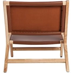 MILIBOO Fauteuil Ethnique Marron Et Bois BONDI - Marron Clair -France MILIBOO Soldes 2022 60959080 4