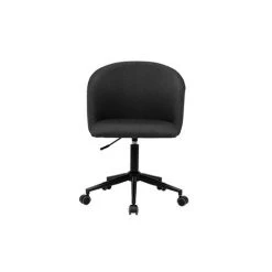 MILIBOO Fauteuil De Bureau En Tissu Gris Foncé VANITY - Gris Foncé