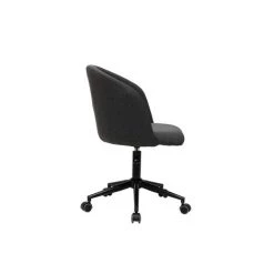 MILIBOO Fauteuil De Bureau En Tissu Gris Foncé VANITY - Gris Foncé -France MILIBOO Soldes 2022 61113396 3