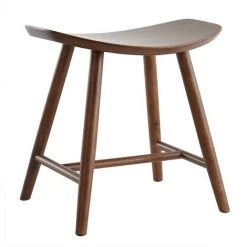 MILIBOO Tabouret Bas Noyer H46.5 DEMORY - Noyer -France MILIBOO Soldes 2022 61451936 2