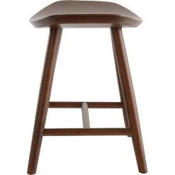 MILIBOO Tabouret Bas Noyer H46.5 DEMORY - Noyer -France MILIBOO Soldes 2022 61451936 3