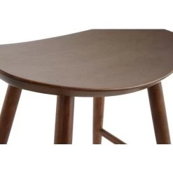MILIBOO Tabouret Bas Noyer H46.5 DEMORY - Noyer -France MILIBOO Soldes 2022 61451936 4