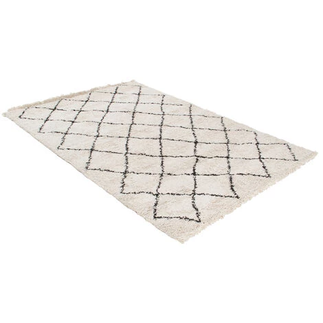 MILIBOO Tapis / Descente De Lit Style Berbère écru 60 X 120 Cm ZELIA - Naturel 4 MILIBOO Tapis / Descente De Lit Style Berbère écru 60 X 120 Cm ZELIA - Naturel – Image 2