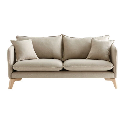 MILIBOO Canapé 3 Places éco-responsable En Tissu Recyclé Naturel FOREST - Naturel 3 MILIBOO Canapé 3 Places éco-responsable En Tissu Recyclé Naturel FOREST - Naturel