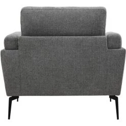 MILIBOO Fauteuil En Tissu Effet Velours Texturé Gris MOSCO - Gris Velours 9 MILIBOO Fauteuil En Tissu Effet Velours Texturé Gris MOSCO - Gris Velours -France MILIBOO Soldes 2022 63888418 4
