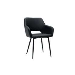 MILIBOO Chaises En Polyuréthane Noir (lot De 2) LAURETTE - Noir -France MILIBOO Soldes 2022 64073668 3