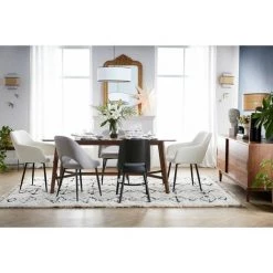 MILIBOO Chaises En Polyuréthane Noir (lot De 2) LAURETTE - Noir -France MILIBOO Soldes 2022 64073668 5