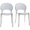 MILIBOO Chaises Design Transparentes Empilables Intérieur / Extérieur (lot De 2) YOPAL - Transparent -France MILIBOO Soldes 2022 64789994 1