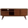 MILIBOO Meuble TV - Buffet Vintage Noyer L160 Cm VOLVER - Noyer -France MILIBOO Soldes 2022 65450243 1