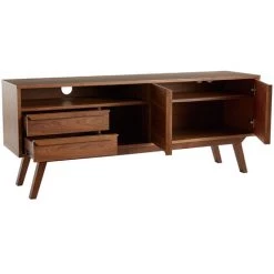 MILIBOO Meuble TV - Buffet Vintage Noyer L160 Cm VOLVER - Noyer -France MILIBOO Soldes 2022 65450243 3