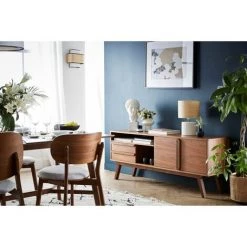 MILIBOO Meuble TV - Buffet Vintage Noyer L160 Cm VOLVER - Noyer -France MILIBOO Soldes 2022 65450243 5