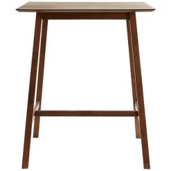 MILIBOO Table De Bar Noyer L90 Cm RUSSELL - Noyer