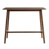 MILIBOO Table De Bar Noyer L130 Cm RUSSELL - Noyer