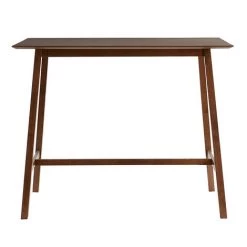 MILIBOO Table De Bar Noyer L130 Cm RUSSELL - Noyer