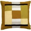 MILIBOO Coussin à Motifs Brodé Jaune 45 X 45 Cm KUBY - Jaune -France MILIBOO Soldes 2022 65600903 1