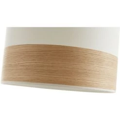 MILIBOO Suspension Design Bi-matière En Coton Couleur Sable Et Feuille De Chêne Clair D38 Cm SOLAR - Chêne Clair Mat -France MILIBOO Soldes 2022 65601374 2