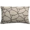 MILIBOO Coussin à Motifs écru Et Noir 40 X 65 Cm LYS - Naturel -France MILIBOO Soldes 2022 65601386 1
