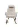MILIBOO Rocking Chair Design En Tissu Beige MANIA - Beige -France MILIBOO Soldes 2022 65793332 1
