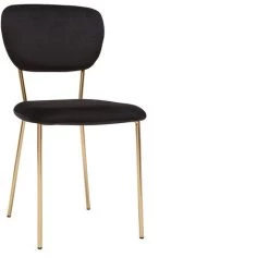 MILIBOO Chaises Design En Velours Noir Et Métal Doré (lot De 2) LEPIDUS - Noir Velours 9 MILIBOO Chaises Design En Velours Noir Et Métal Doré (lot De 2) LEPIDUS - Noir Velours -France MILIBOO Soldes 2022 65913314 3