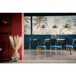 MILIBOO Chaises Design En Velours Noir Et Métal Doré (lot De 2) LEPIDUS - Noir Velours 11 MILIBOO Chaises Design En Velours Noir Et Métal Doré (lot De 2) LEPIDUS - Noir Velours -France MILIBOO Soldes 2022 65913314 5