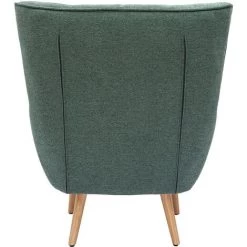 MILIBOO Fauteuil Scandinave Tissu Effet Velours Texturé Vert Foncé Et Hévéa Massif AVERY - Vert Velours 10 MILIBOO Fauteuil Scandinave Tissu Effet Velours Texturé Vert Foncé Et Hévéa Massif AVERY - Vert Velours -France MILIBOO Soldes 2022 65913318 4