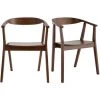 MILIBOO Chaises Scandinaves En Bois Foncé (lot De 2) BAHIA - Noyer -France MILIBOO Soldes 2022 66095106 1