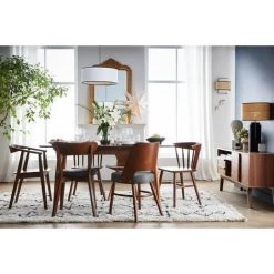 MILIBOO Chaises Scandinaves En Bois Foncé (lot De 2) BAHIA - Noyer -France MILIBOO Soldes 2022 66095106 5