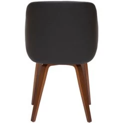 MILIBOO Chaise Design Noir Et Noyer LUCIEN - Noyer / Noir -France MILIBOO Soldes 2022 67144484 4