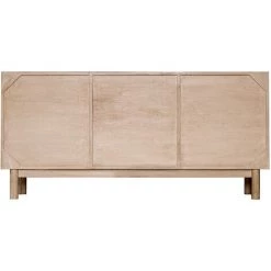 MILIBOO Buffet Vintage En Bois Clair Et Cannage Rotin L160 Cm GALINA - Naturel -France MILIBOO Soldes 2022 67144527 4