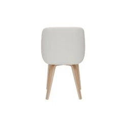 MILIBOO Chaise Design Blanc Et Bois Clair LUCIEN - Bois Clair / Blanc 9 MILIBOO Chaise Design Blanc Et Bois Clair LUCIEN - Bois Clair / Blanc -France MILIBOO Soldes 2022 67144531 4