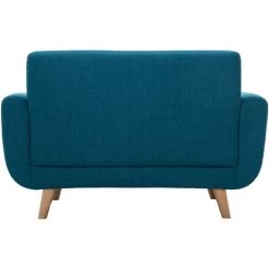 MILIBOO Canapé Scandinave 2 Places Bleu Canard Et Hévéa Massif PURE - Bleu Canard 9 MILIBOO Canapé Scandinave 2 Places Bleu Canard Et Hévéa Massif PURE - Bleu Canard -France MILIBOO Soldes 2022 67390137 4